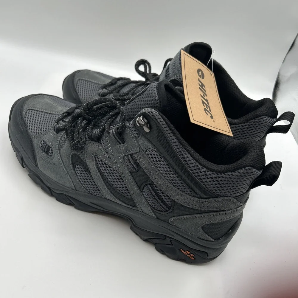 Hi-Tec M Ravus Mid Lace Up Hiking  Boots,Men's SZ: 9 M,CH80008-M,Lea./Syn., NWOB